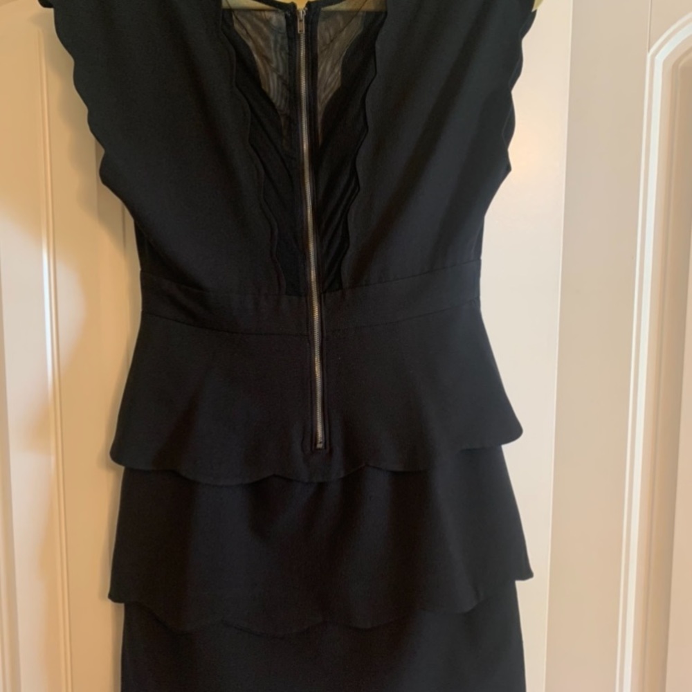 Cocktail dress with mesh front and back!